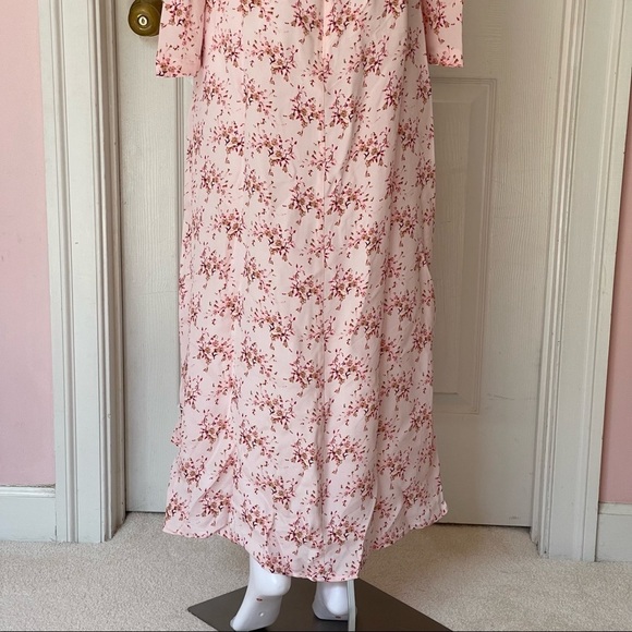 J.Crew Collection Ruffle Silk Dress in Freesia Floral size 4 - Picture 8 of 14